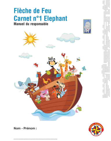 carnet fdf elephant