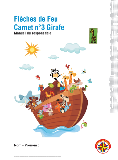 carnet fdf girafe